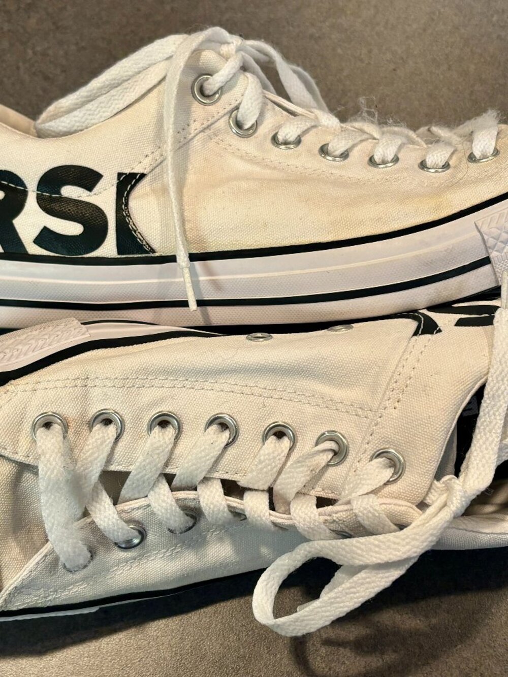 ~~Converse Chuck Taylor All Star High Street Low 'White Black' Mens 10/Womens 12